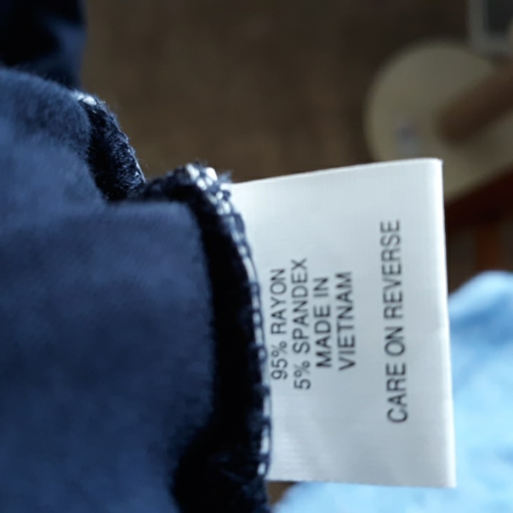 New York & Co. Navy Blue Maxi Dress Size XL - Picture 10 of 10